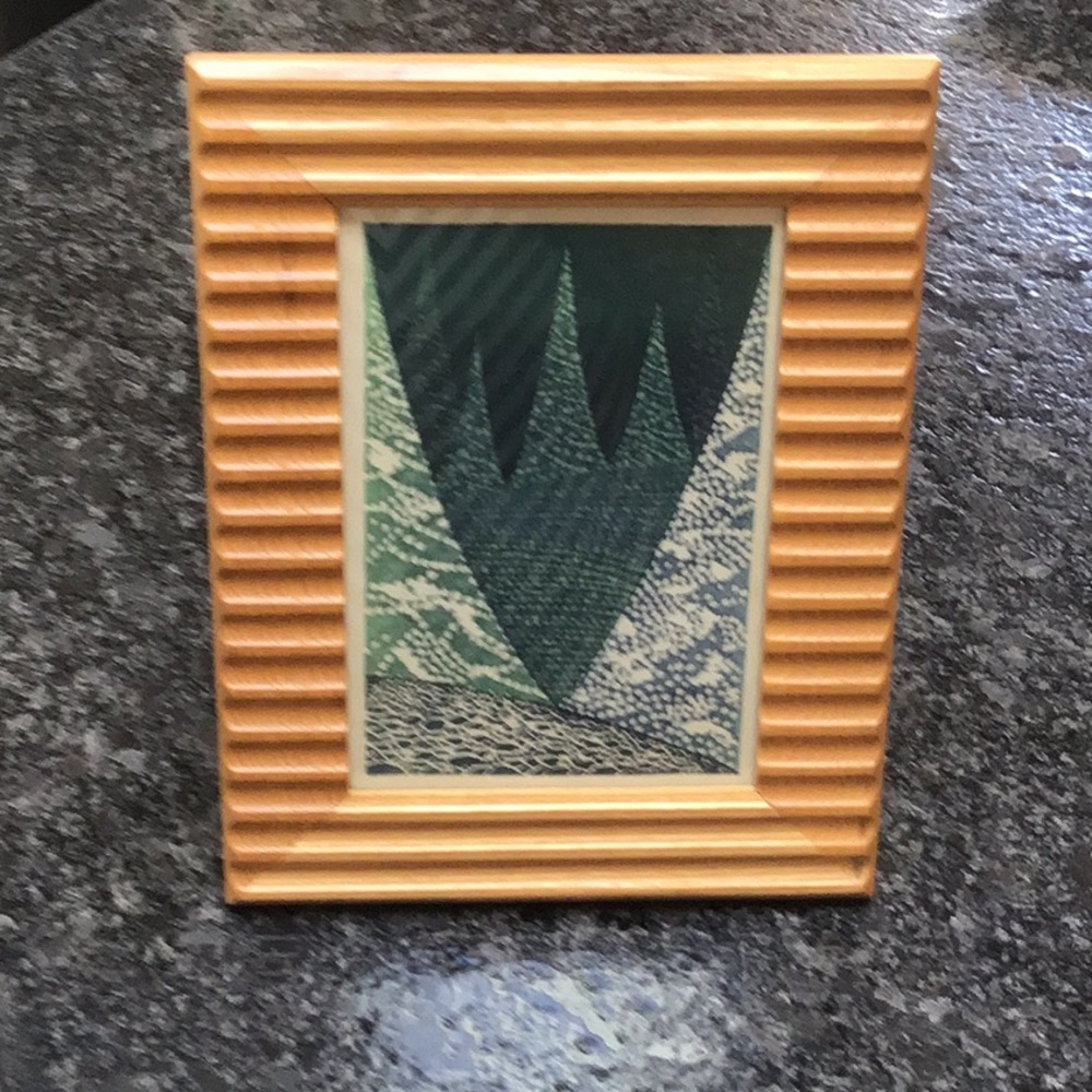 Wood print by Toshiba Yashida